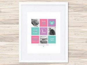 Personalised Birth Details Prints Lucindasm