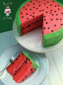 watermelon birthday cakesm