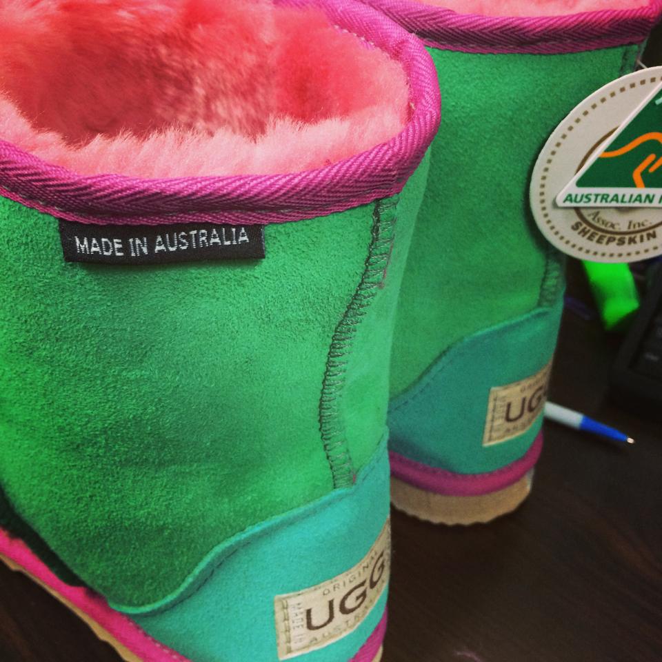 green ugg boots