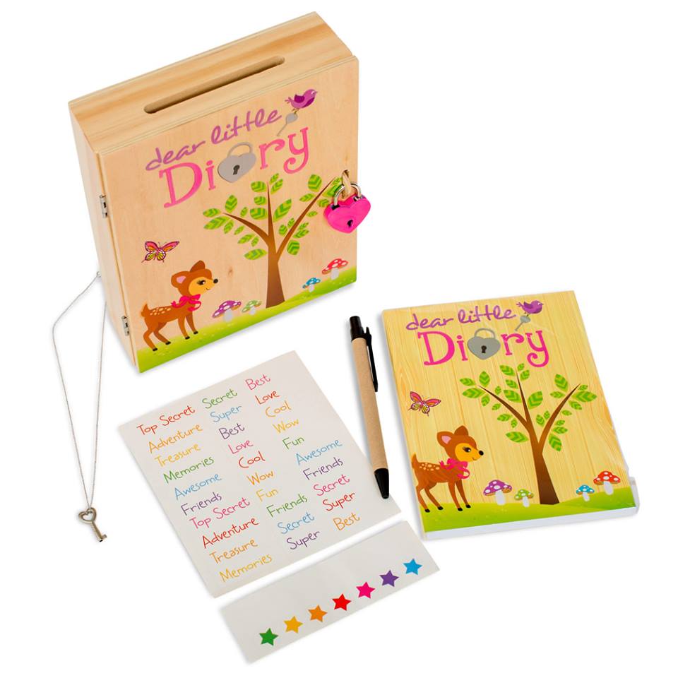 educational toys for 4 year olds locked-diary-for-kids-deer