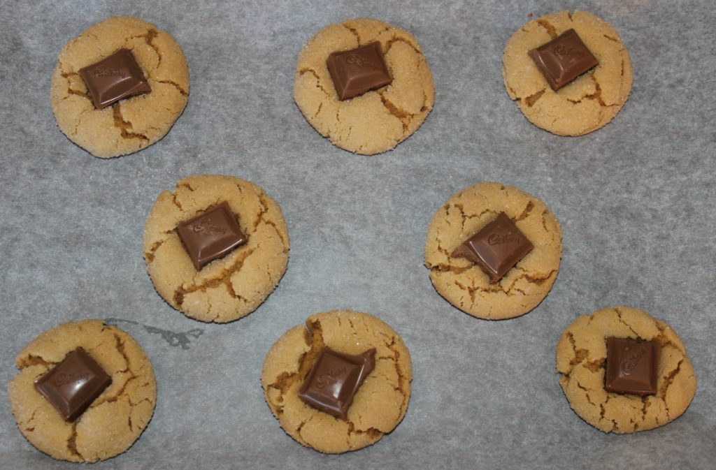 cadbury-chocolate-peanut-butter-blossom-cookies