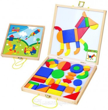 Magnetic Shapes Build a Picture Set