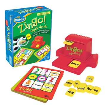 Zingo Sight Words Bingo Game