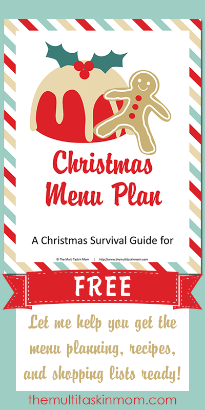 30 Days of Christmas Cheer Christmas Menu Plan 
