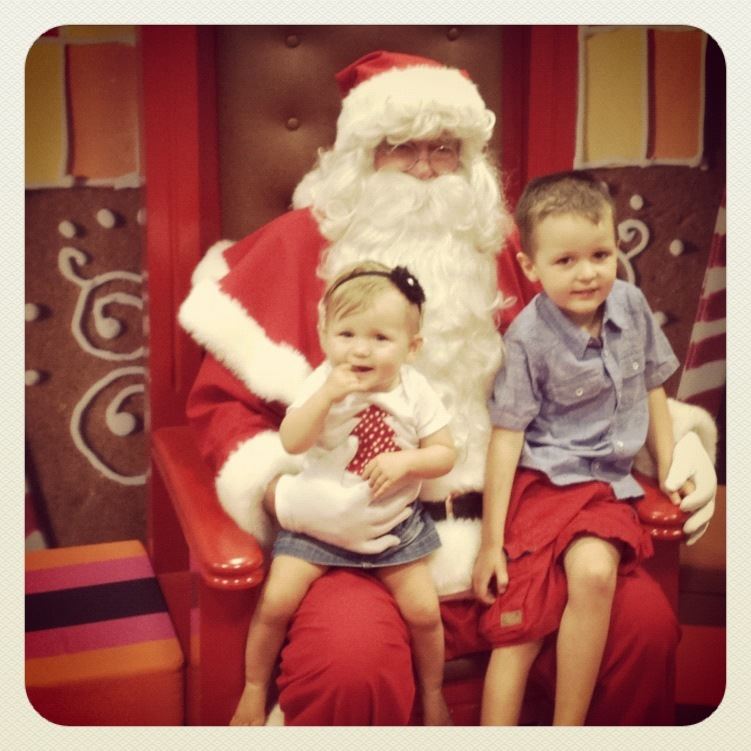 30 Days of Christmas Cheer Go to See Santa Tradition Finlee and Chloe  Meet Santa Session
