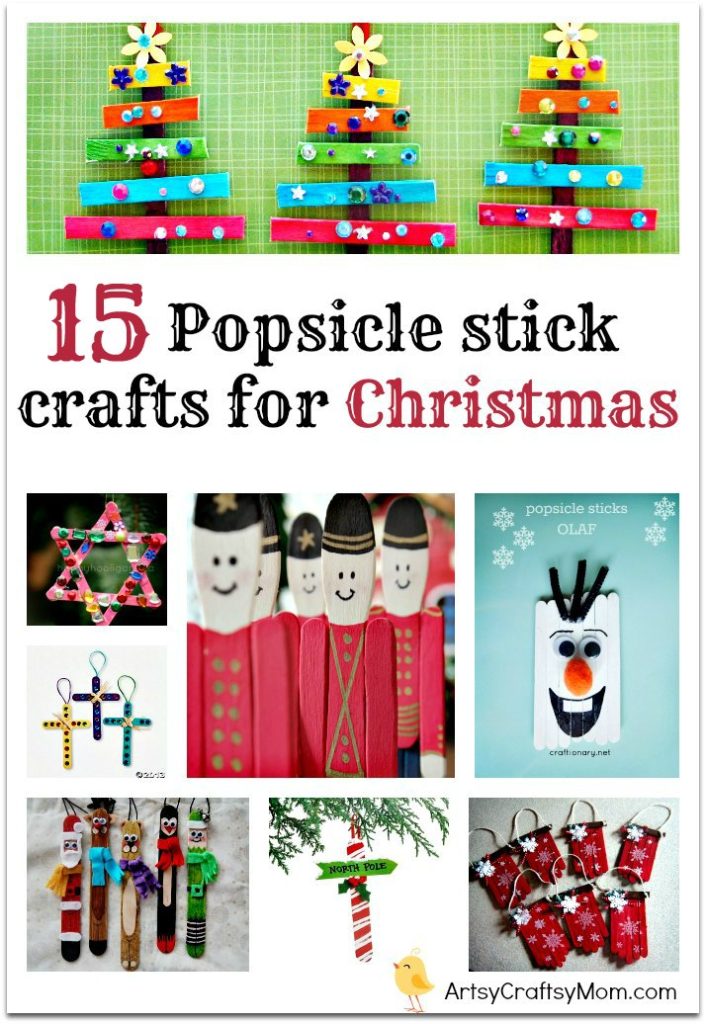 30 Days of Christmas Cheer Kids Lolly Stick Craft ideas
