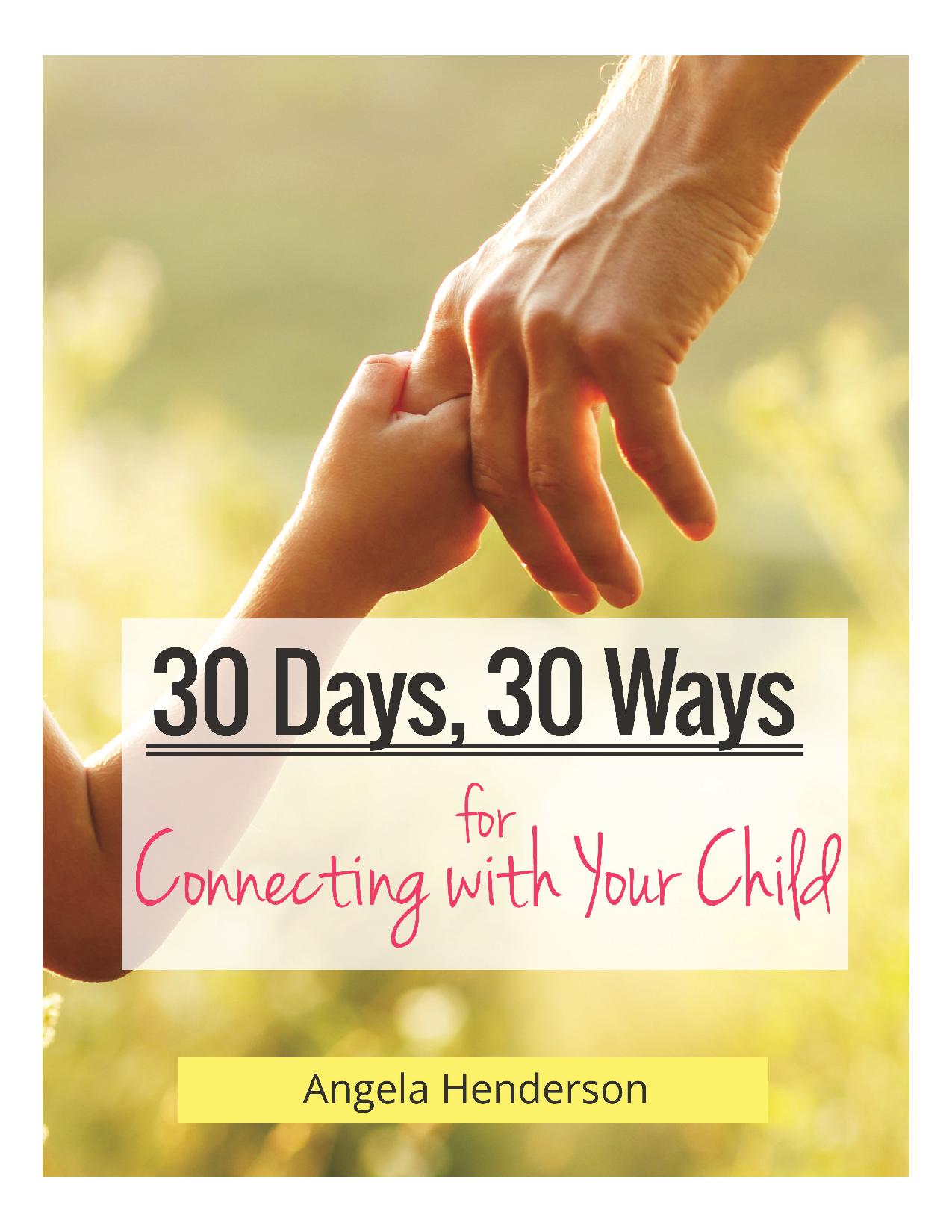 30 Days, 30 Ways for Connecting with your Child