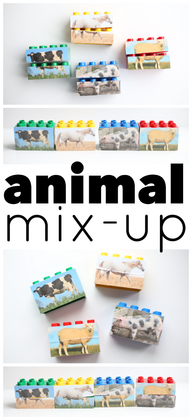 30 Days 30 Ways to Connect with Kids Animal-Mix-Up Day 21