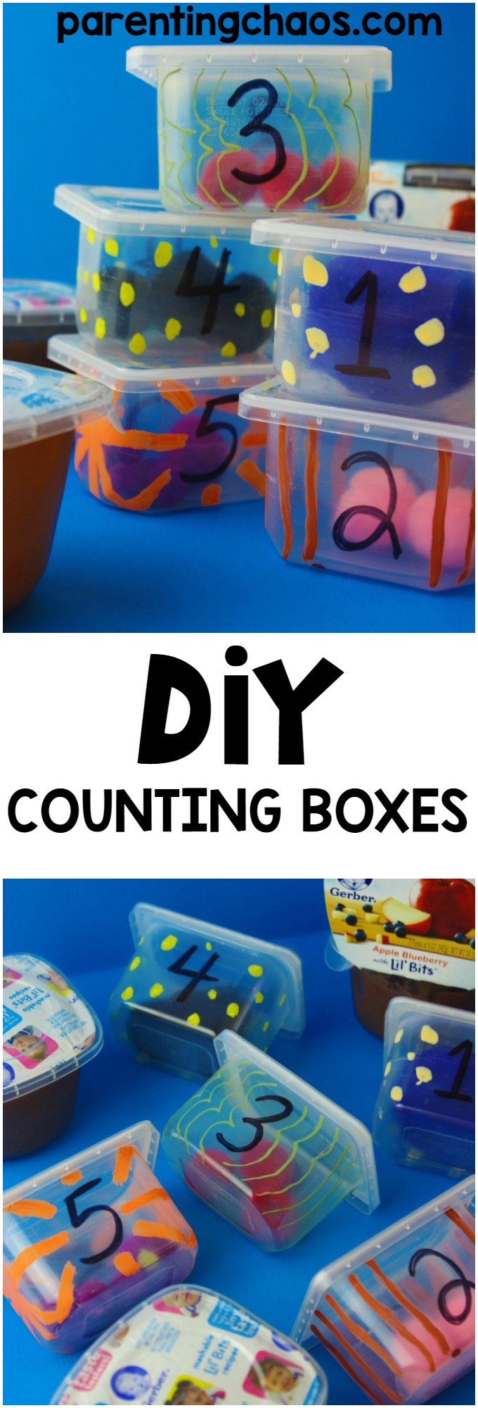 30 Days 30 Ways to Connect with Kids DIY Counting Boxes Day 16