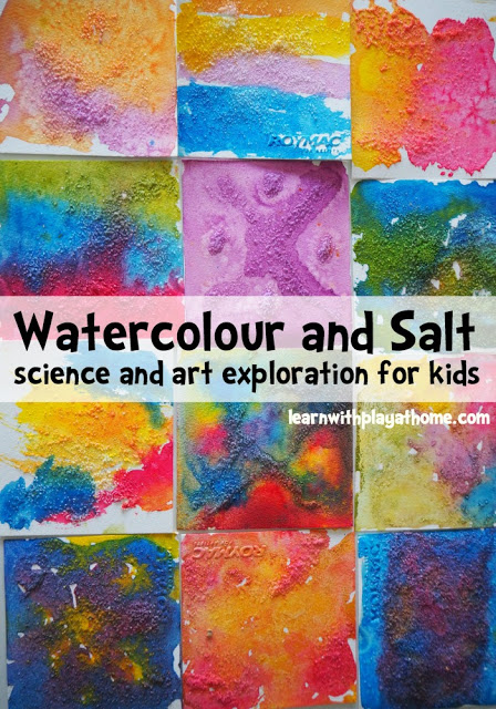 30 Days 30 Ways to Connect with Kids Salt and Watercolour Day 14