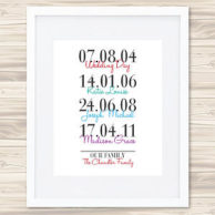 our-family-dates-personalised-print