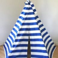 Finlee and Me- Kids Teepees- Teepee Tents {Blue and White}