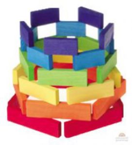 childrens wooden building bricks