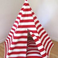Finlee and Me- Kids Teepees- Teepee Tents {Red and White}