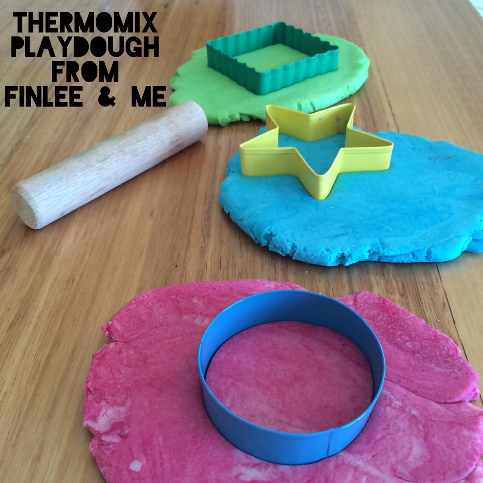 thermomix playdough with essential oils