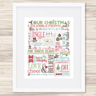 family christmas chart