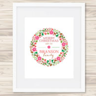 merry chirstmas wreath