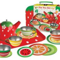 Finlee and Me – Kids Tea Sets – Childrens Tin Tea Set {Fruits}