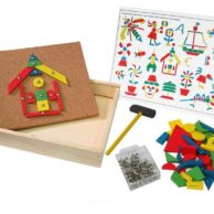 Finlee and Me – Wooden Toys – Tap Tap Hammering Set for Kids