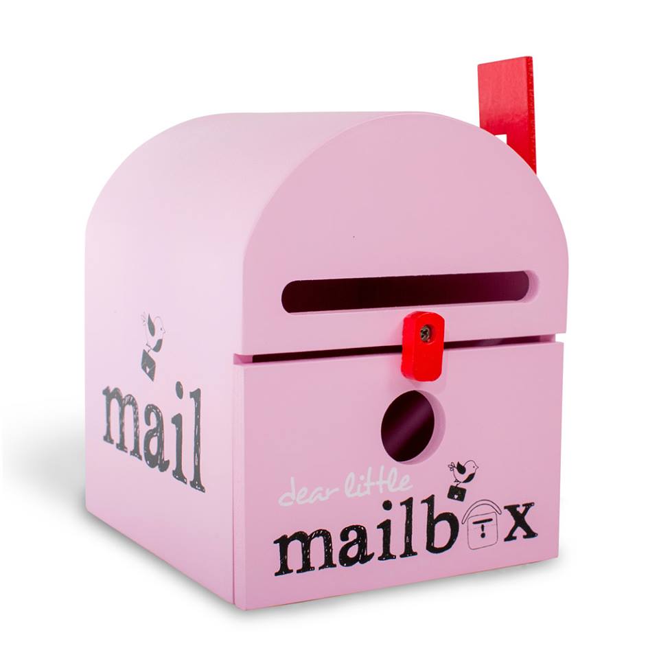 wooden-pink-mailbox-for-kids