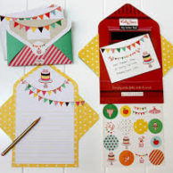 Party-bunting-letter-writing-pad
