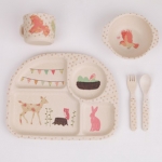 bamboo-5-piece-dinner-set-woodland-tea-party
