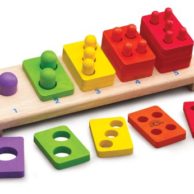 Finlee and Me- Educational Toys- 1-5 Wooden Stacker