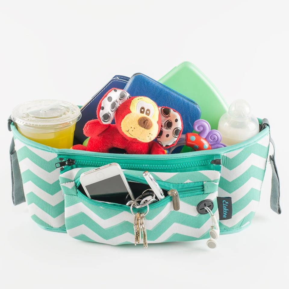 thermo-pram-organiser-turquoise