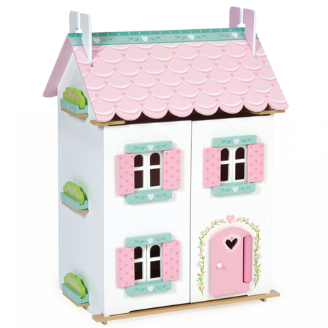 Finlee and Me – Wooden Dolls Houses – Le Toy Van Kids Dollhouse {Sweetheart Cottage MAIN