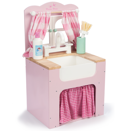 Le Toy Van – Wooden Toys – Honeybake Kitchen Sink {Pink}