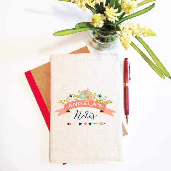 personalised-notebook-and-reusable-cover-floral-banner
