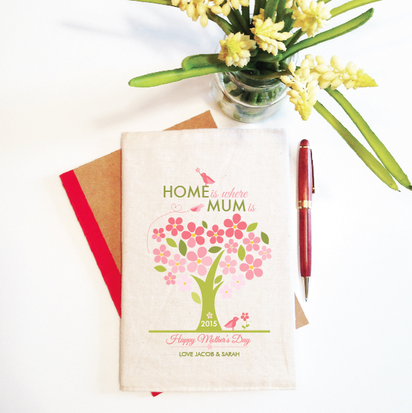personalised-notebook-and-reusable-cover-home-is-where-mum-is