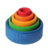 Grimm's Wooden Toys Stacking Bowls