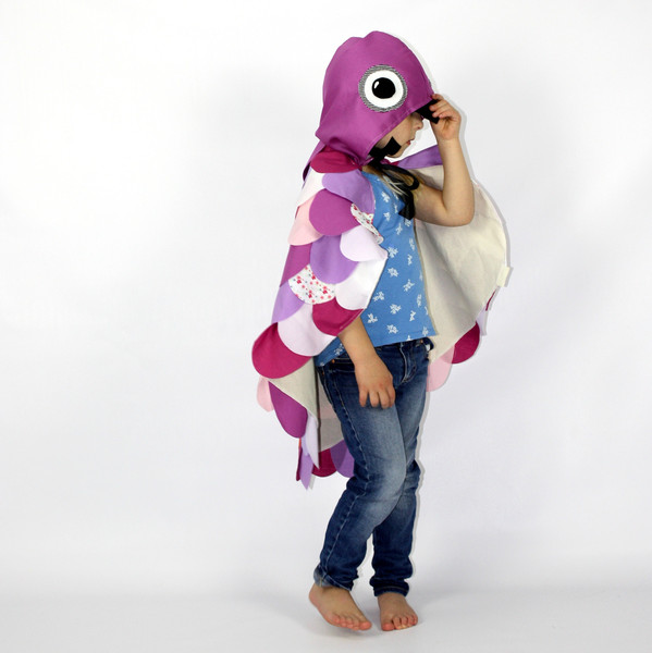 Kids Costumes Purple Owl Dress Up Costume