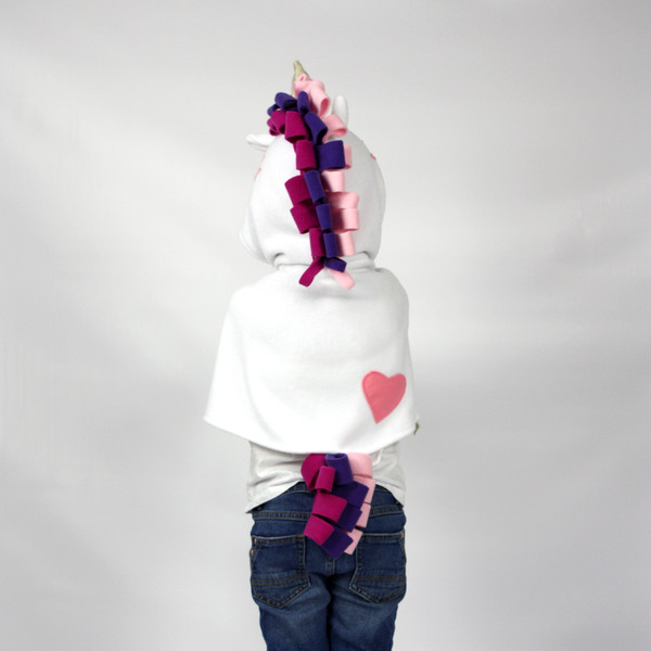 Kids Costumes- Rosa Unicorn Cape Dress Up Costume