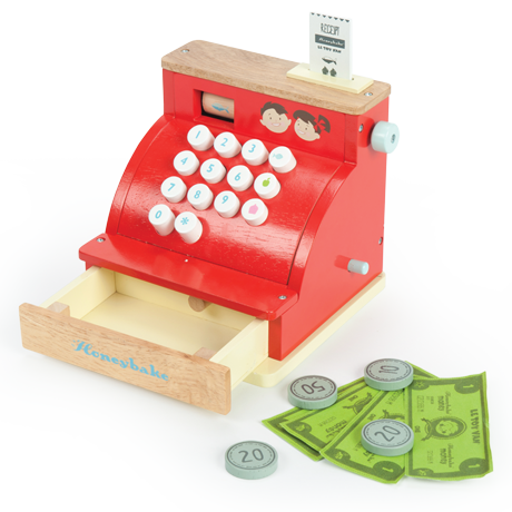 Le Toy Van Wooden Toys Honeybake Cash Register