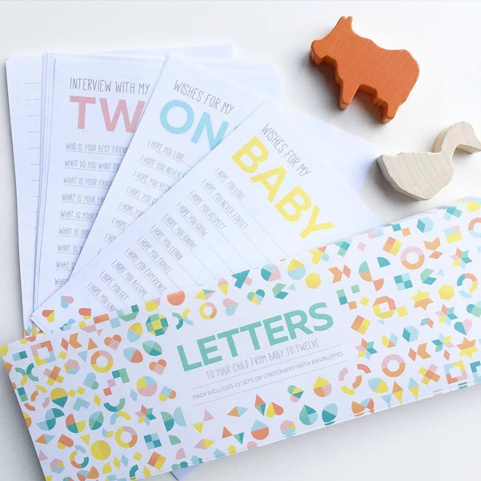 Letter to Your Child Keepsake Letters: Baby Shower Gift Ideas