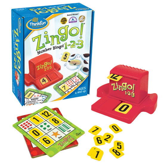 Thinkfun Games for Kids -Zingo! 1-2-3 Game