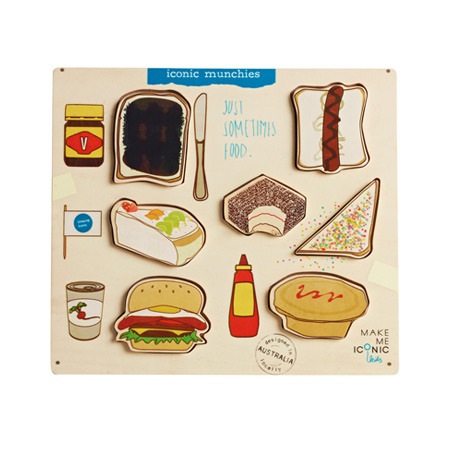Wooden Toys Iconic Munchies Chunky Jigsaw Puzzle