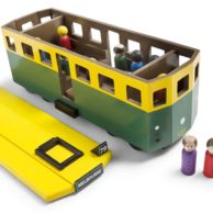 Iconic Wooden Toy Tram