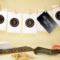 Christmas Countdown Advent Calendar – Chalkboard Style