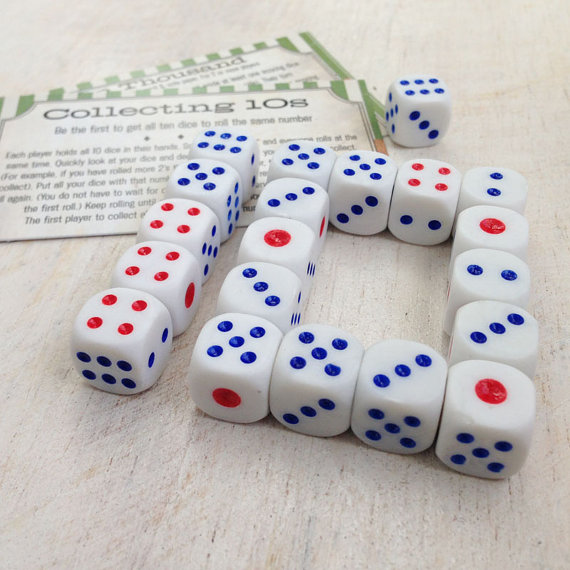 educational toys for 4 year olds Finlee and Me Kids Games Collection 10s Dice Game MAIN