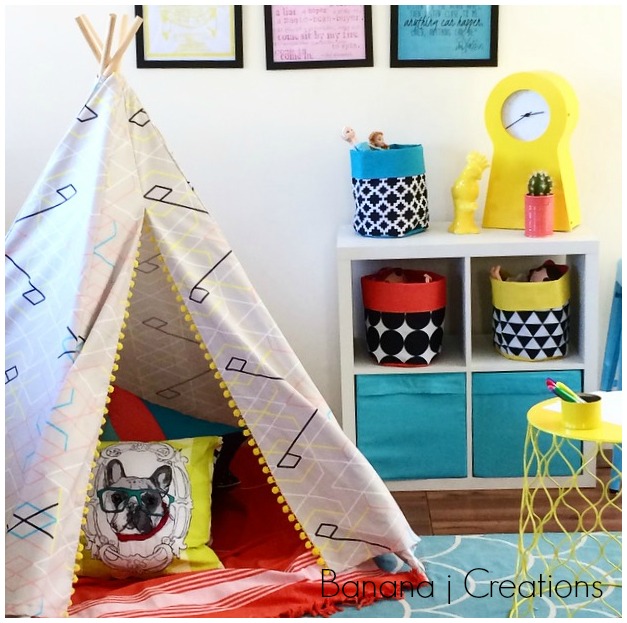 Finlee and Me Kids Teepees Geometric Teepee