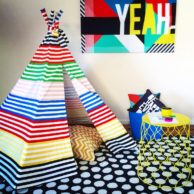 Finlee and Me Kids Teepees New Stripes Teepee