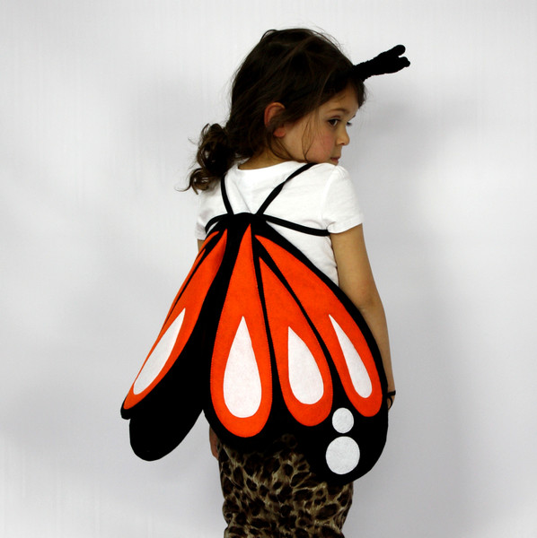 Kids Costumes Butterfly Costume Orange Monarch