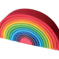 Kids Wooden Toys Grimms Stacking Rainbow