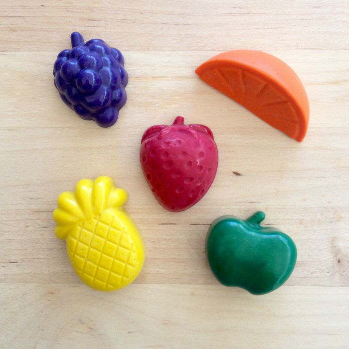 Non Toxic Crayons for Kids Fruits