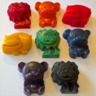 Non Toxic Kids Crayons Animals