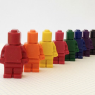 Non Toxic Kids Crayons Lego Men