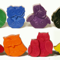 Non Toxic Kids Crayons Owls
